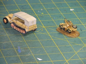 The rear side view.  I think the half track came out pretty darned good!